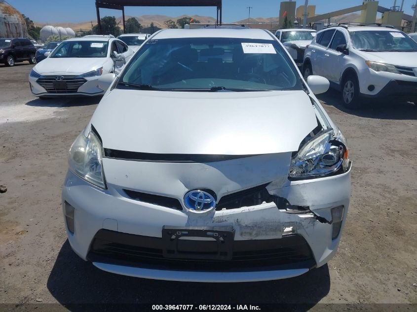 2014 Toyota Prius Two VIN: JTDKN3DU7E0384018 Lot: 39647077