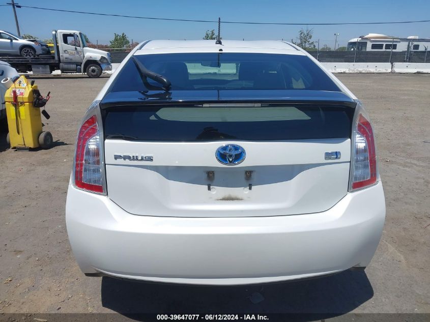 2014 Toyota Prius Two VIN: JTDKN3DU7E0384018 Lot: 39647077