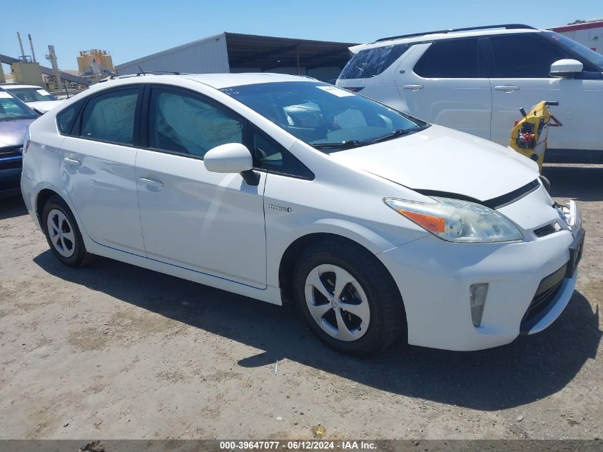 2014 Toyota Prius Two VIN: JTDKN3DU7E0384018 Lot: 39647077