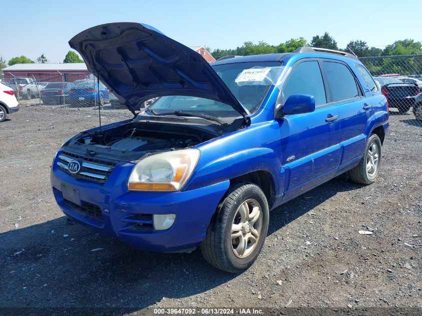 2006 Kia Sportage Ex V6/Lx V6 VIN: KNDJE723167181616 Lot: 39647092