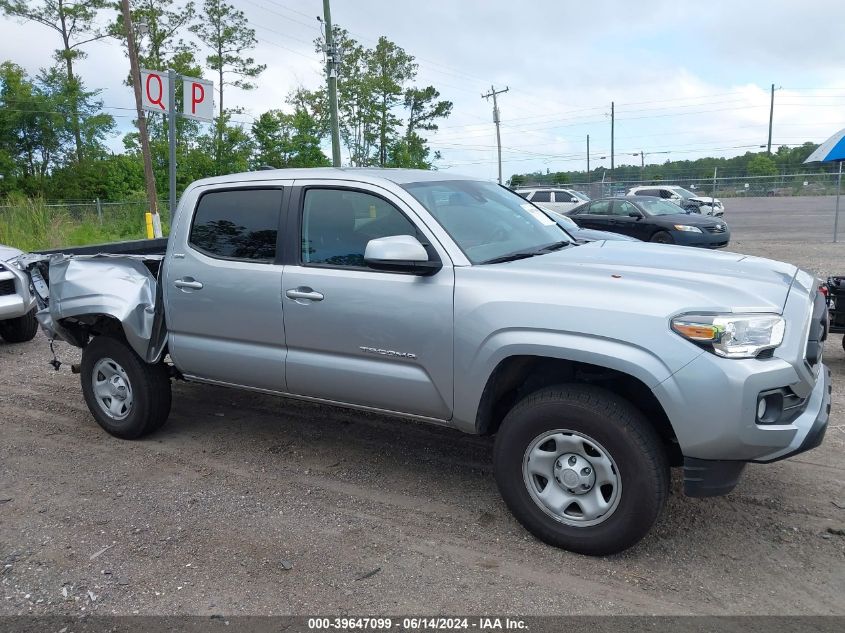 2022 Toyota Tacoma Double Cab/Sr/Sr5 VIN: 3TYAX5GN5NT035544 Lot: 39647099