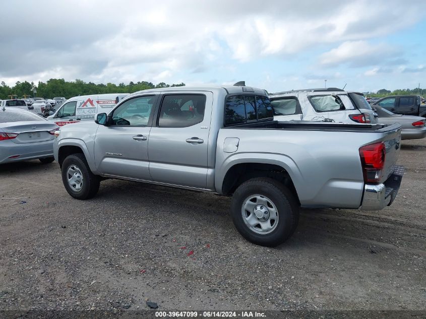 2022 Toyota Tacoma Double Cab/Sr/Sr5 VIN: 3TYAX5GN5NT035544 Lot: 39647099