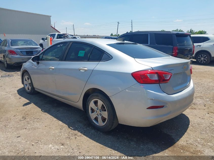 2017 Chevrolet Cruze Ls Auto VIN: 1G1BC5SM6H7272268 Lot: 39647108