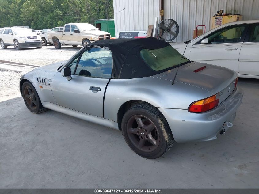 1996 BMW Z3 1.9 VIN: 4USCH7325TLB74190 Lot: 39647123