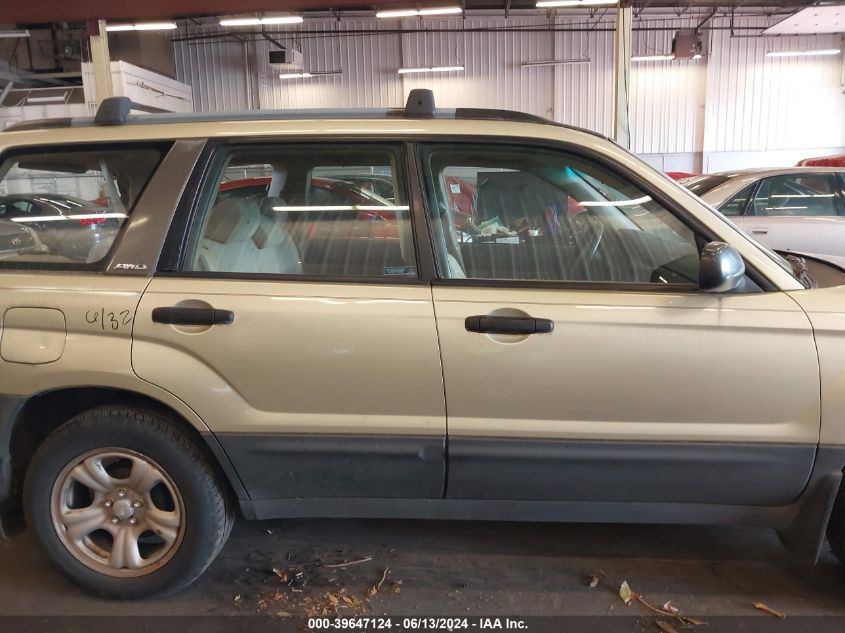 2003 Subaru Forester X VIN: JF1SG63603H767026 Lot: 39647124