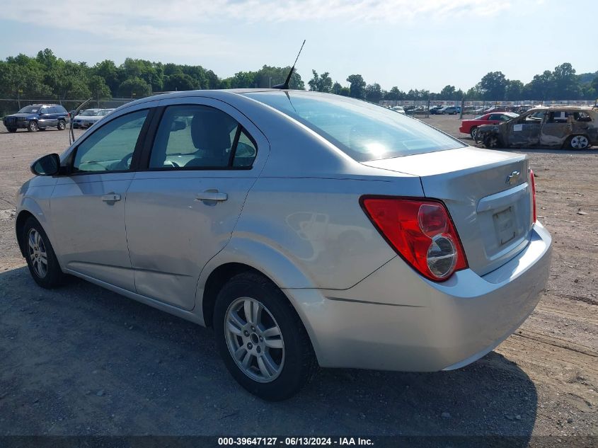 2012 Chevrolet Sonic 2Ls VIN: 1G1JA5SHXC4105281 Lot: 39647127