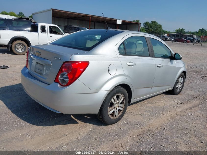 2012 Chevrolet Sonic 2Ls VIN: 1G1JA5SHXC4105281 Lot: 39647127