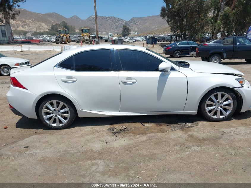 2014 Lexus Is 250 VIN: JTHBF1D28E5030820 Lot: 39647131