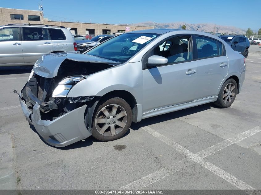 2012 Nissan Sentra 2.0 Sr VIN: 3N1AB6AP2CL684010 Lot: 39647134