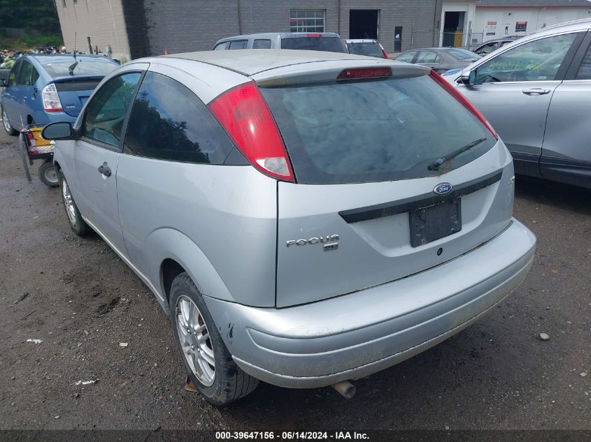 2005 Ford Focus Zx3 VIN: 3FAHP31N35R158954 Lot: 39647156