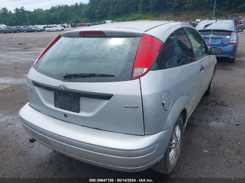 2005 Ford Focus Zx3 VIN: 3FAHP31N35R158954 Lot: 39647156