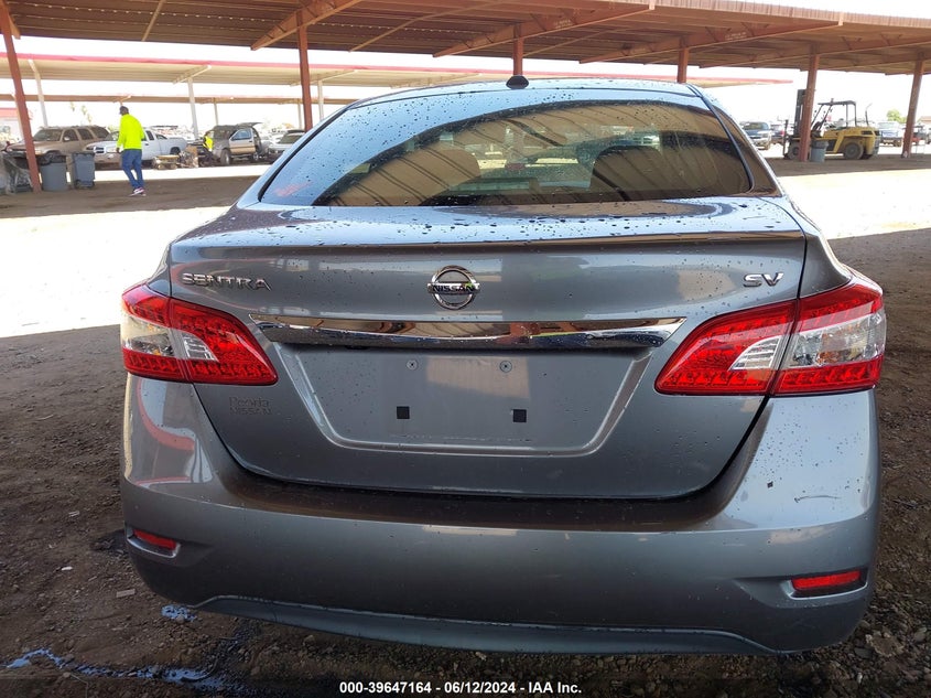 2015 Nissan Sentra Sv VIN: 3N1AB7AP9FL676819 Lot: 39647164