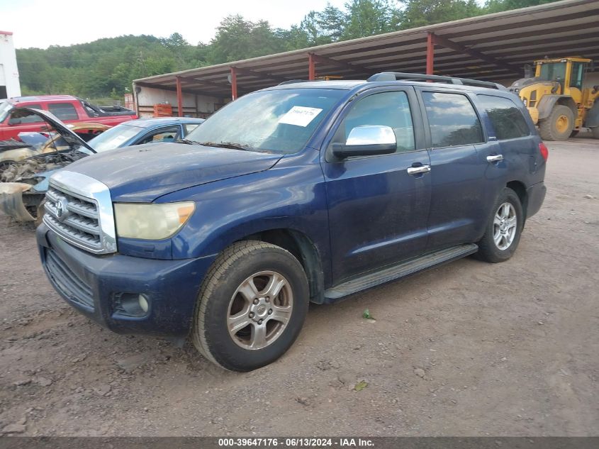 5TDZY68A08S001996 2008 Toyota Sequoia Limited 5.7L V8