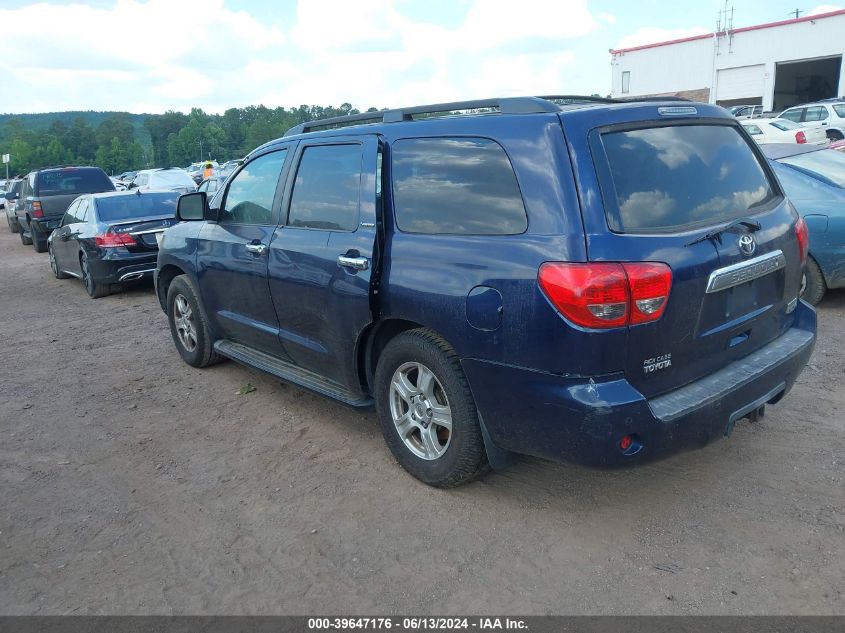 5TDZY68A08S001996 2008 Toyota Sequoia Limited 5.7L V8