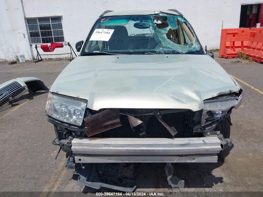 2006 Subaru Forester 2.5X VIN: JF1SG63696H724888 Lot: 39647184