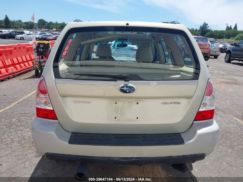 2006 Subaru Forester 2.5X VIN: JF1SG63696H724888 Lot: 39647184