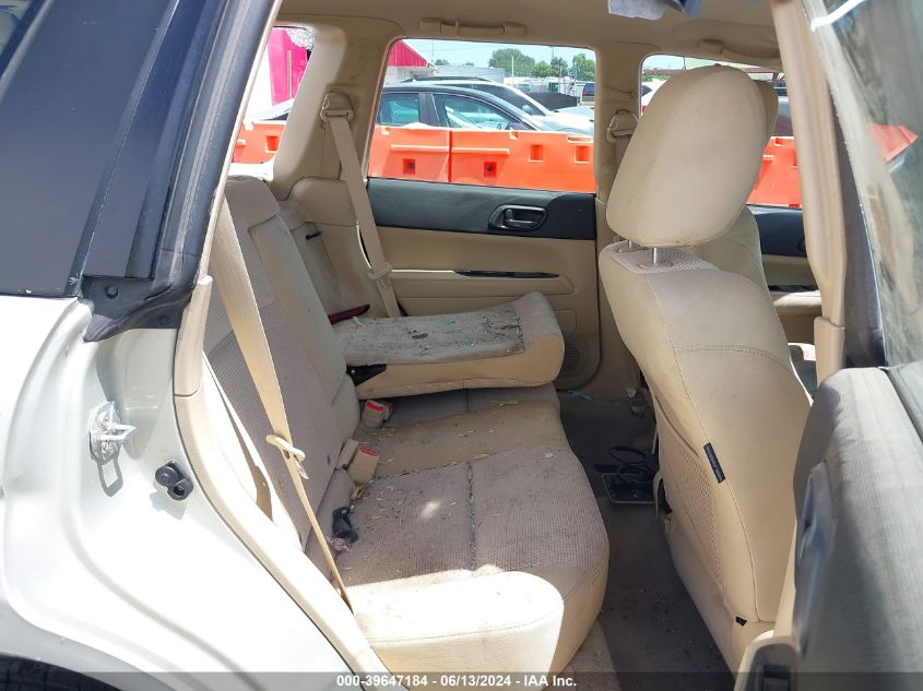 2006 Subaru Forester 2.5X VIN: JF1SG63696H724888 Lot: 39647184