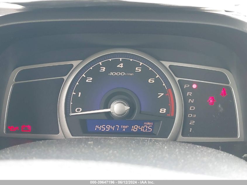 2009 Honda Civic Lx VIN: 2HGFA16539H503886 Lot: 39647196