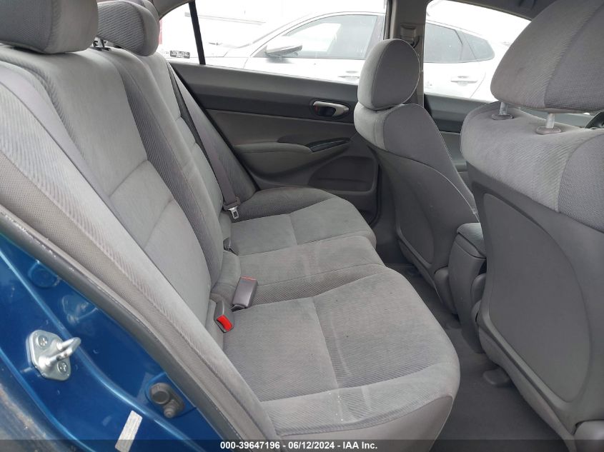 2009 Honda Civic Lx VIN: 2HGFA16539H503886 Lot: 39647196