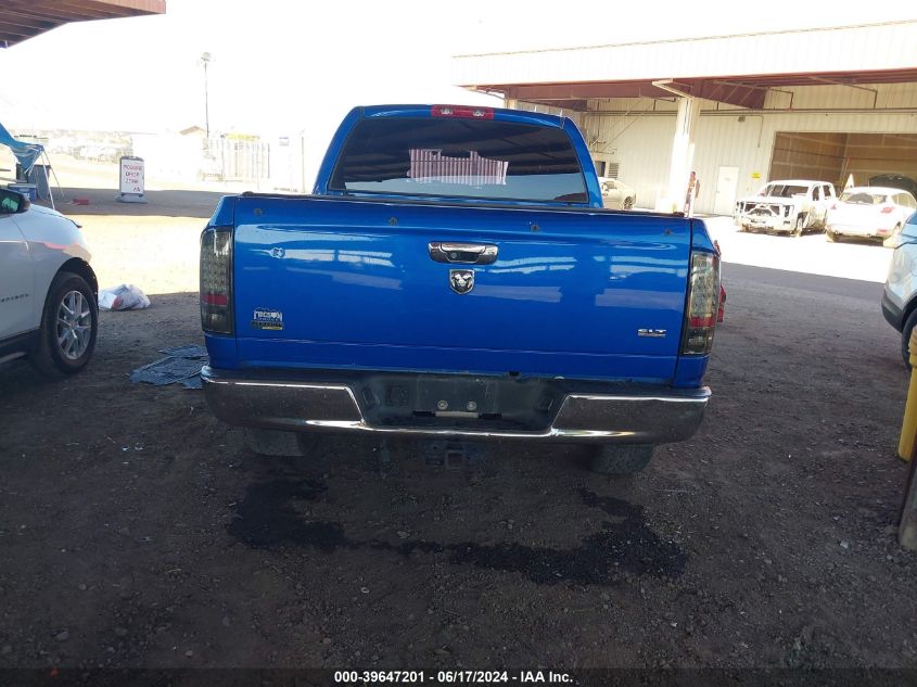 2007 Dodge Ram 1500 Slt VIN: 1D7HA18P17S193271 Lot: 39647201