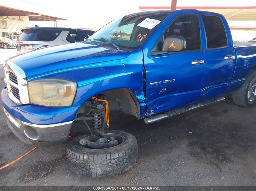 2007 Dodge Ram 1500 Slt VIN: 1D7HA18P17S193271 Lot: 39647201