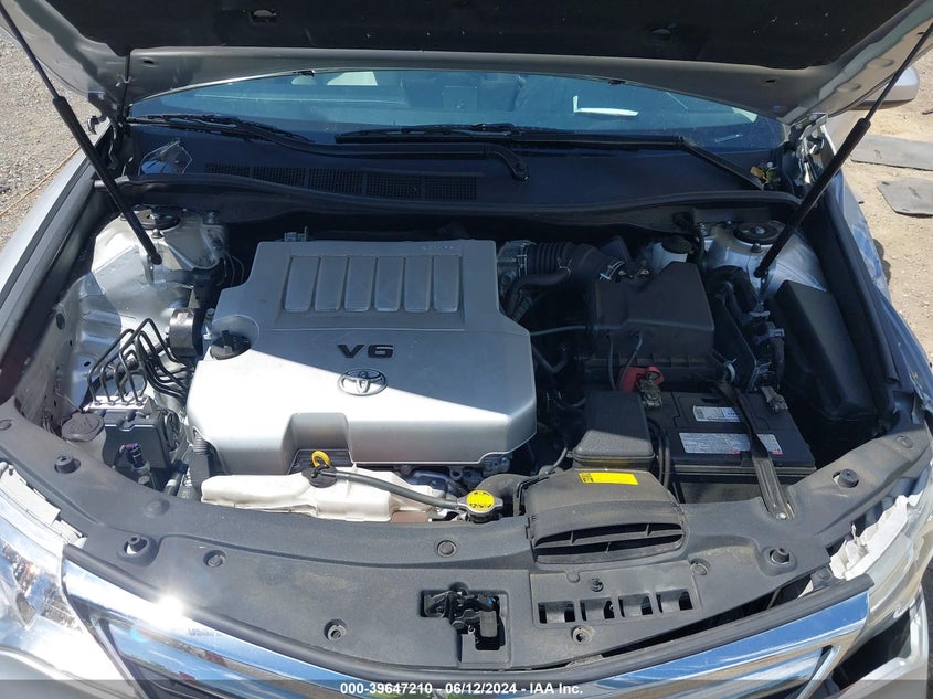 2012 Toyota Camry Xle V6 VIN: 4T1BK1FKXCU009704 Lot: 39647210