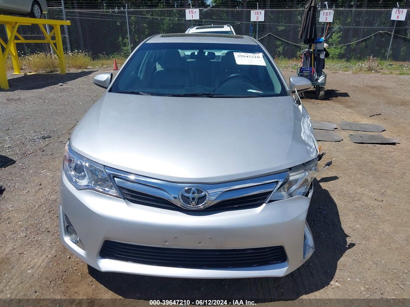 2012 Toyota Camry Xle V6 VIN: 4T1BK1FKXCU009704 Lot: 39647210