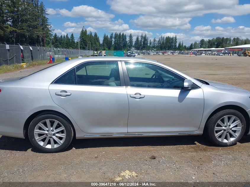 2012 Toyota Camry Xle V6 VIN: 4T1BK1FKXCU009704 Lot: 39647210
