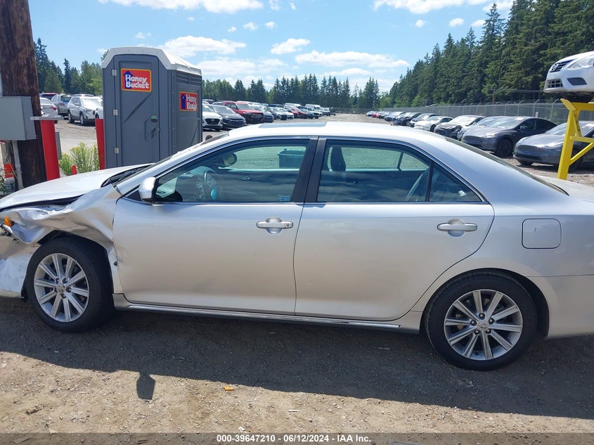 2012 Toyota Camry Xle V6 VIN: 4T1BK1FKXCU009704 Lot: 39647210