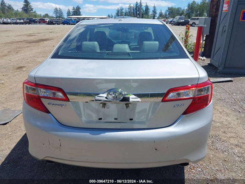 2012 Toyota Camry Xle V6 VIN: 4T1BK1FKXCU009704 Lot: 39647210