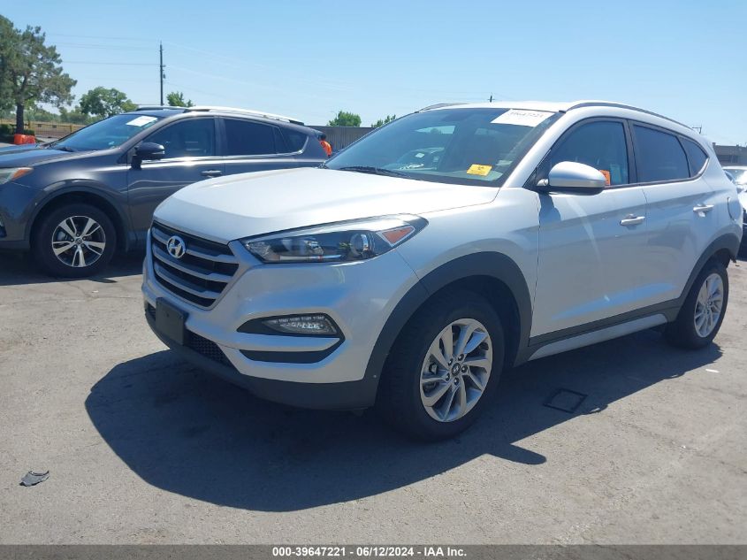 2018 Hyundai Tucson Sel VIN: KM8J3CA42JU767787 Lot: 39647221