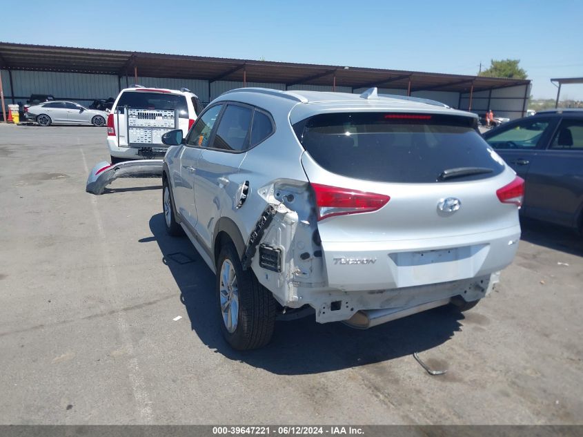 2018 Hyundai Tucson Sel VIN: KM8J3CA42JU767787 Lot: 39647221