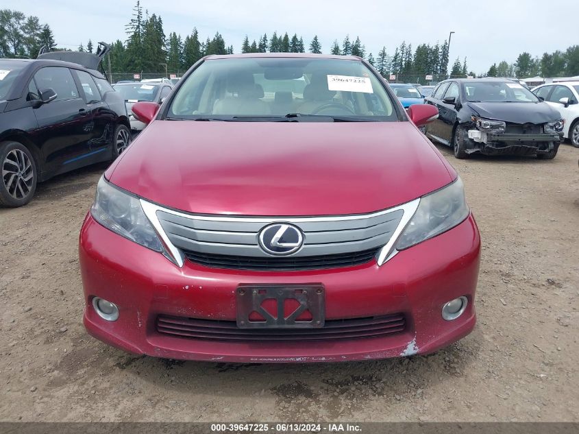 2011 Lexus Hs 250H VIN: JTHBB1BA1B2046912 Lot: 39647225