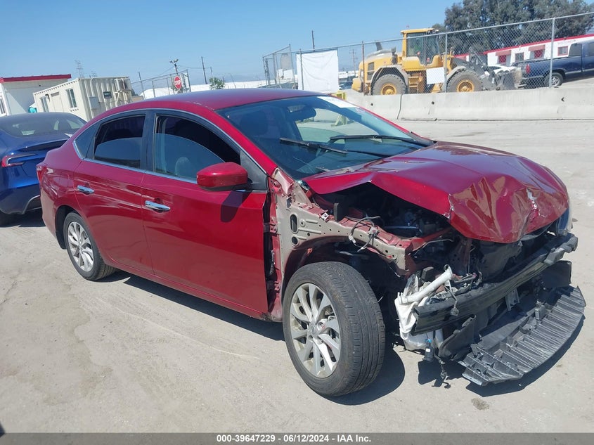 VIN 3N1AB7AP7KY256635 2019 NISSAN SENTRA SV