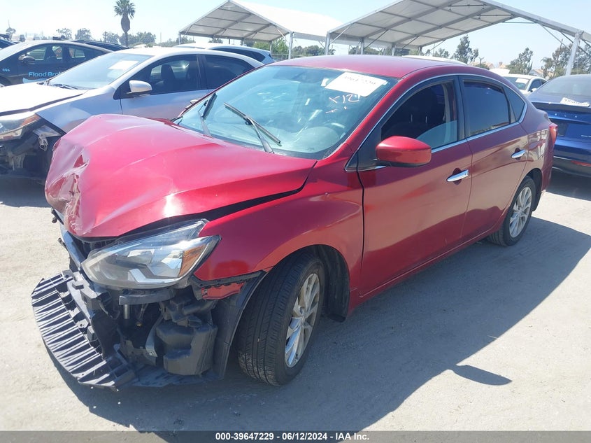 VIN 3N1AB7AP7KY256635 2019 NISSAN SENTRA SV