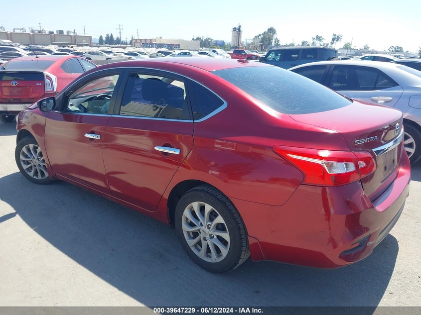 VIN 3N1AB7AP7KY256635 2019 NISSAN SENTRA SV