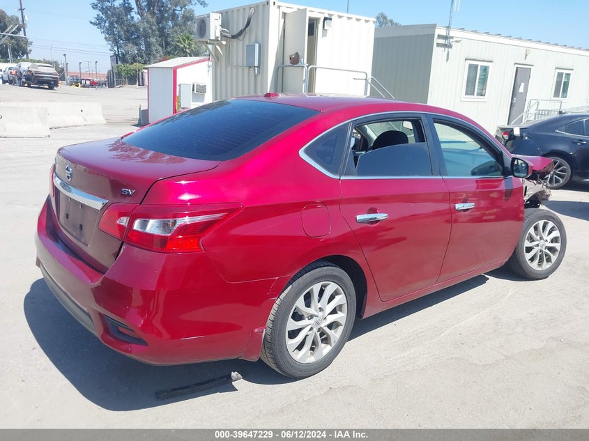 VIN 3N1AB7AP7KY256635 2019 NISSAN SENTRA SV
