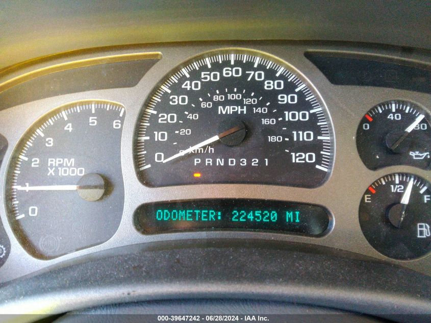 2006 GMC Yukon Xl 1500 Denali VIN: 1GKFK66U36J125471 Lot: 39647242