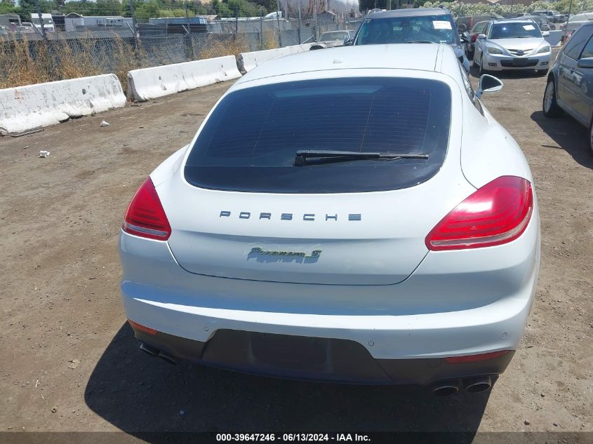 2016 Porsche Panamera E-Hybrid S VIN: WP0AD2A79GL040831 Lot: 39647246