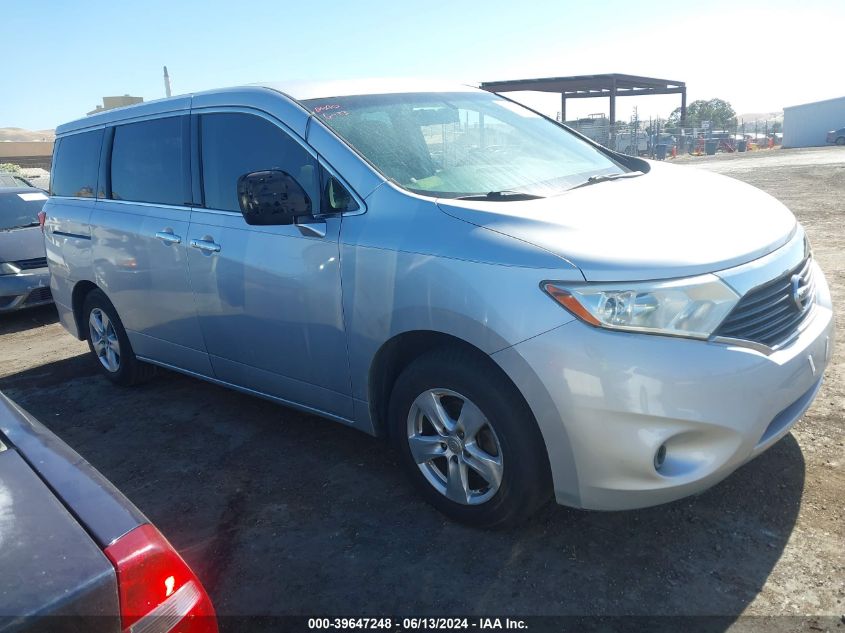 2012 Nissan Quest Sv VIN: JN8AE2KP7C9037482 Lot: 39647248