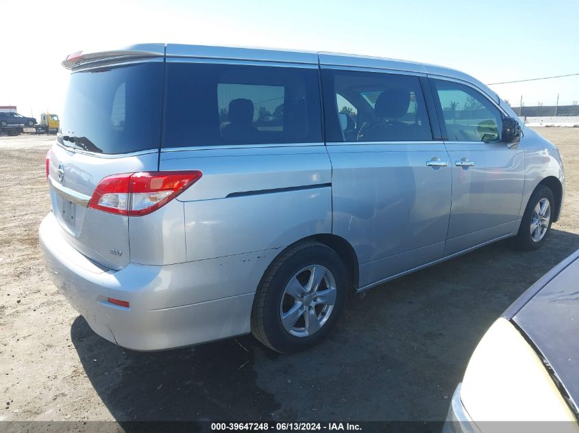 2012 Nissan Quest Sv VIN: JN8AE2KP7C9037482 Lot: 39647248