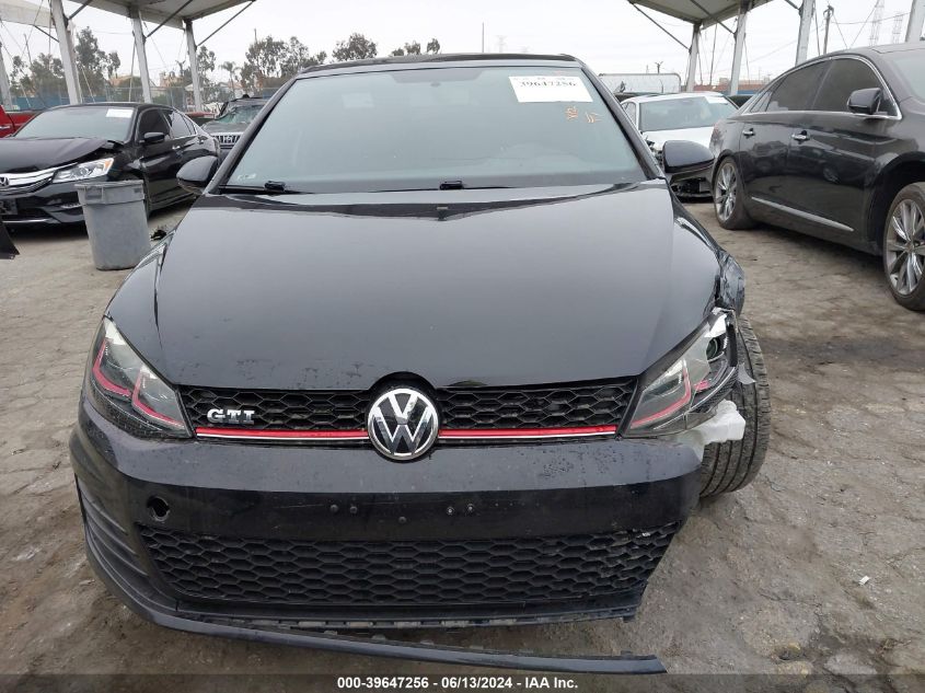 2017 Volkswagen Golf Gti Autobahn 4-Door/S 4-Door/Se 4-Door/Sport 4-Door VIN: 3VW4T7AU8HM073030 Lot: 39647256