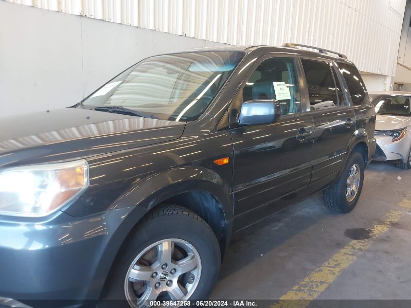 2006 Honda Pilot Ex-L VIN: 2HKYF18576H561203 Lot: 39647258