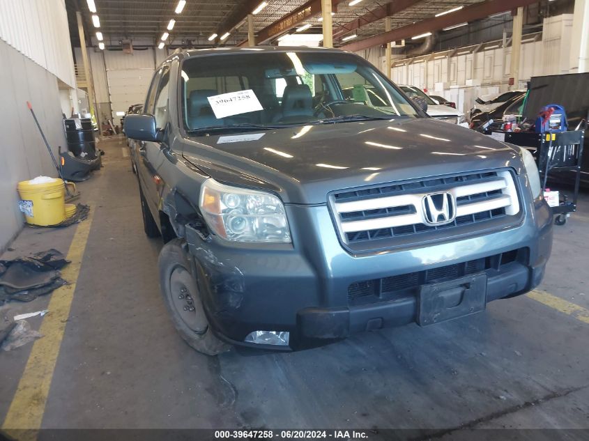 2006 Honda Pilot Ex-L VIN: 2HKYF18576H561203 Lot: 39647258