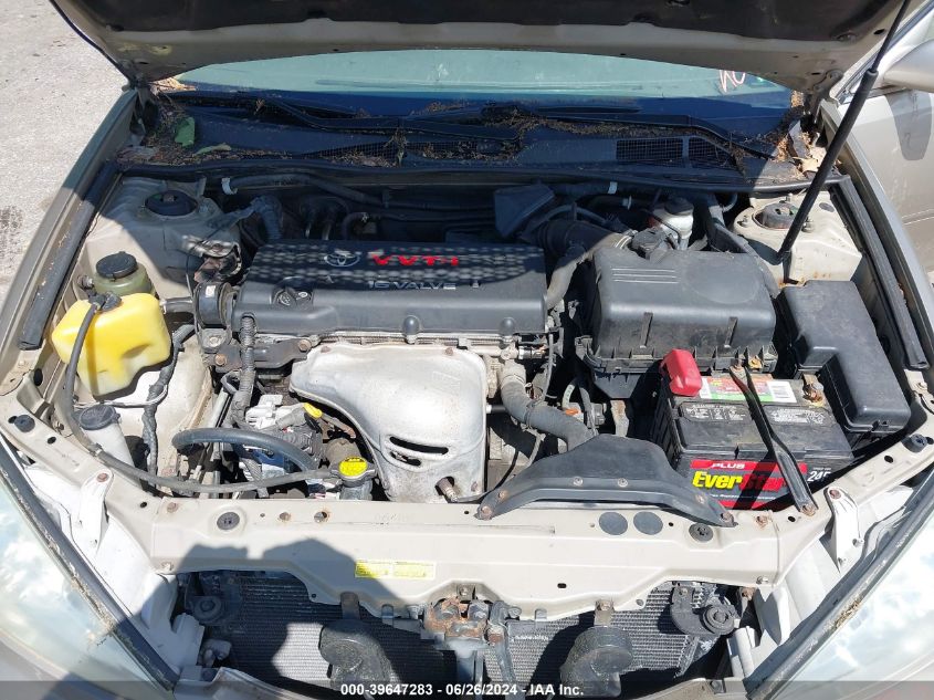 2004 Toyota Camry Le VIN: JTDBE32K240272176 Lot: 39647283