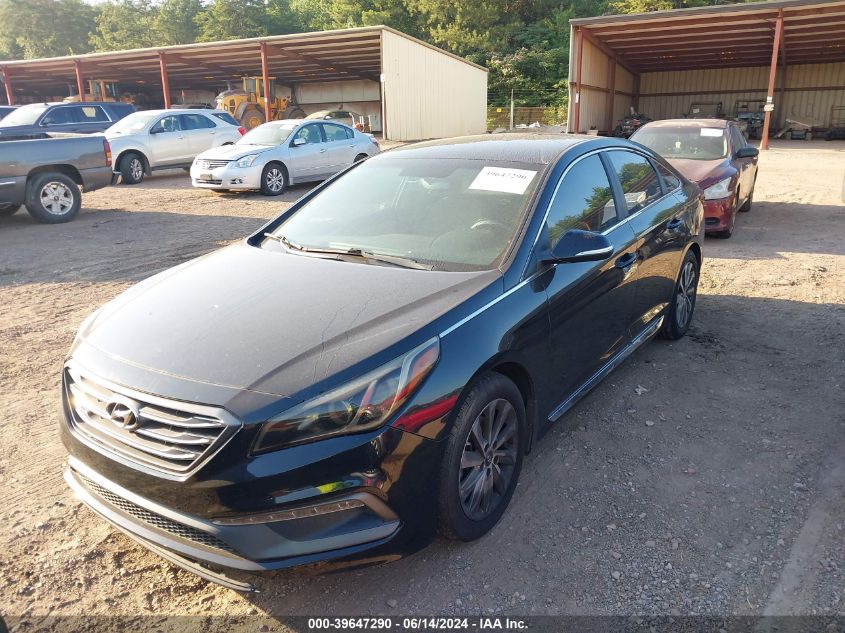 2016 Hyundai Sonata Sport VIN: 5NPE34AF5GH287582 Lot: 39647290