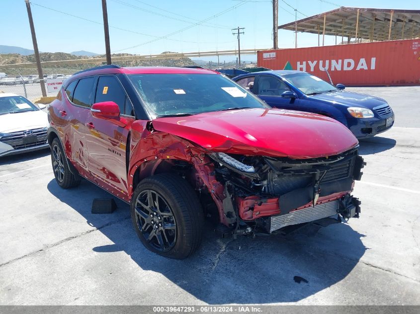 2024 Chevrolet Blazer Fwd 3Lt VIN: 3GNKBDR47RS191185 Lot: 39647293