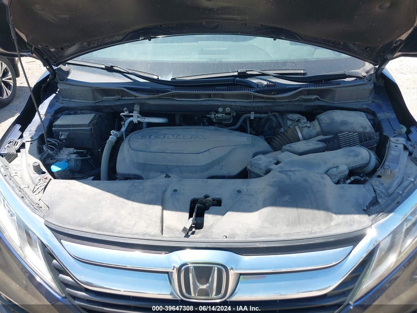 2019 Honda Odyssey Ex-L VIN: 5FNRL6H72KB039597 Lot: 39647308