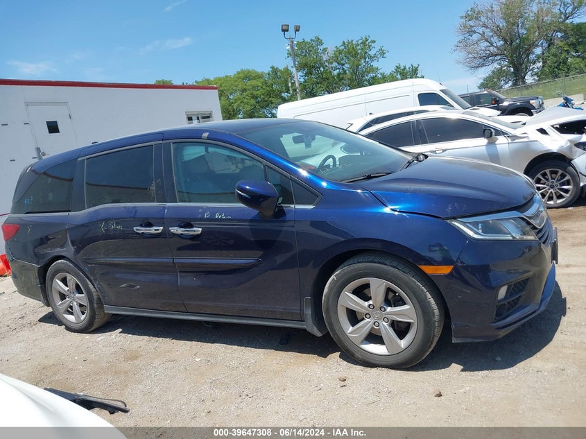 2019 Honda Odyssey Ex-L VIN: 5FNRL6H72KB039597 Lot: 39647308