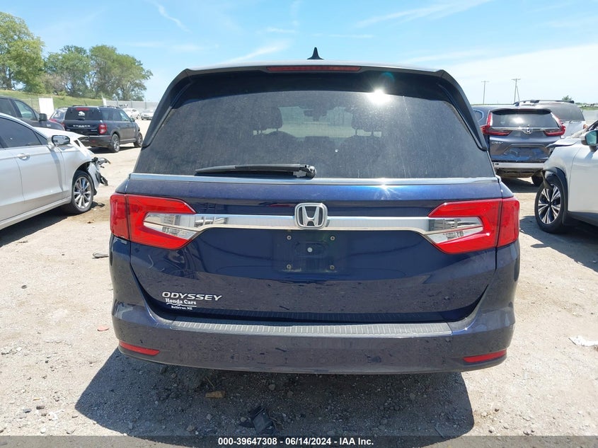 2019 Honda Odyssey Ex-L VIN: 5FNRL6H72KB039597 Lot: 39647308